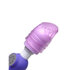 2-teiliges Set Wand Vibrator Aufsätze in Violett_