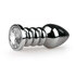 Silberfarbener Buttplug - Diamond_