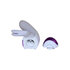 Ovo K5 Rabbit Vibrator White/Violet_