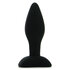 Mini Buttplug aus Silikon in Schwarz_