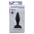 Mini Buttplug aus Silikon in Schwarz_