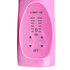 Stoßender Vibrator mit Perlen in Pink_