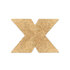 Flash Kreuz Nippelaufkleber - golden_