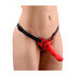 Strap-on Harness mit Dildo in Rot_