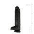 King Cock 27.5 cm Dildo mit Hoden Schwarz_