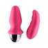 Vibrierender Buttplug mit Fernbedienung in Pink_