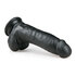 Realistischer schwarzer Dildo - 20 cm_