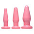 Analplug in Pink Set mit 3 Teilen – verpackt_